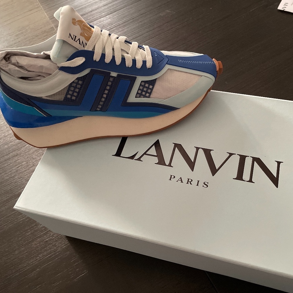 Lanvin Blu BumpR Sneakers